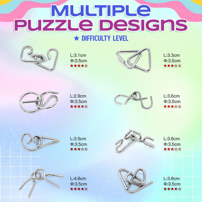 🔥 Metal Montessori Puzzle Solving