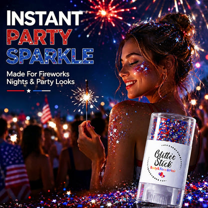 Glitter Stick for Face & Body — Celebrate 250 Years of Freedom
