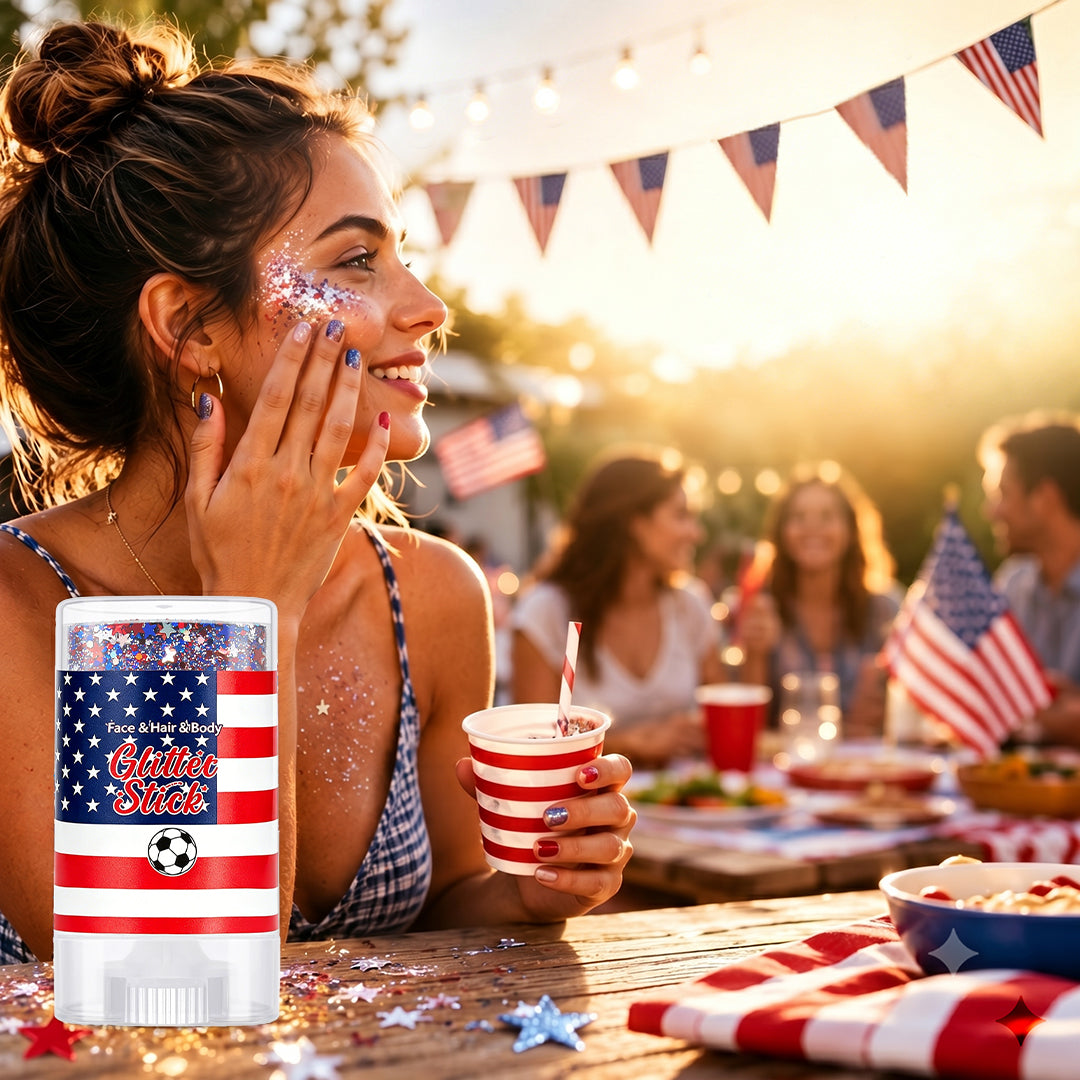 Glitter Stick for Face & Body — Celebrate 250 Years of Freedom