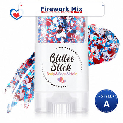 Glitter Stick for Face & Body — Celebrate 250 Years of Freedom