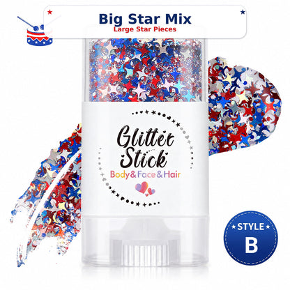 Glitter Stick for Face & Body — Celebrate 250 Years of Freedom