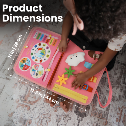 Montessori Busy Board – Screen-Free Learning for Toddlers