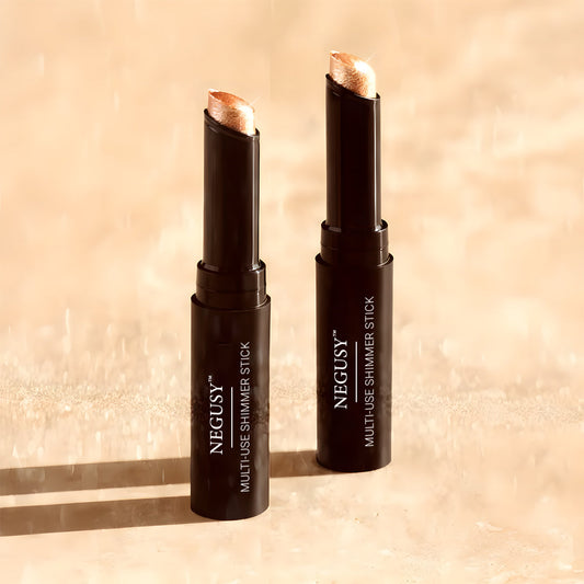 Negusy™ Multi-Use Shimmer Stick | 3-in-1 Illuminator for Eyes, Lips & Body
