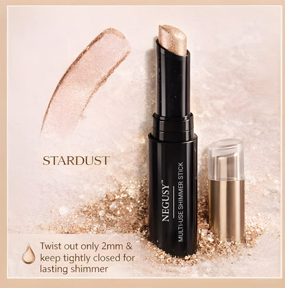 Negusy™ Multi-Use Shimmer Stick | 3-in-1 Illuminator for Eyes, Lips & Body