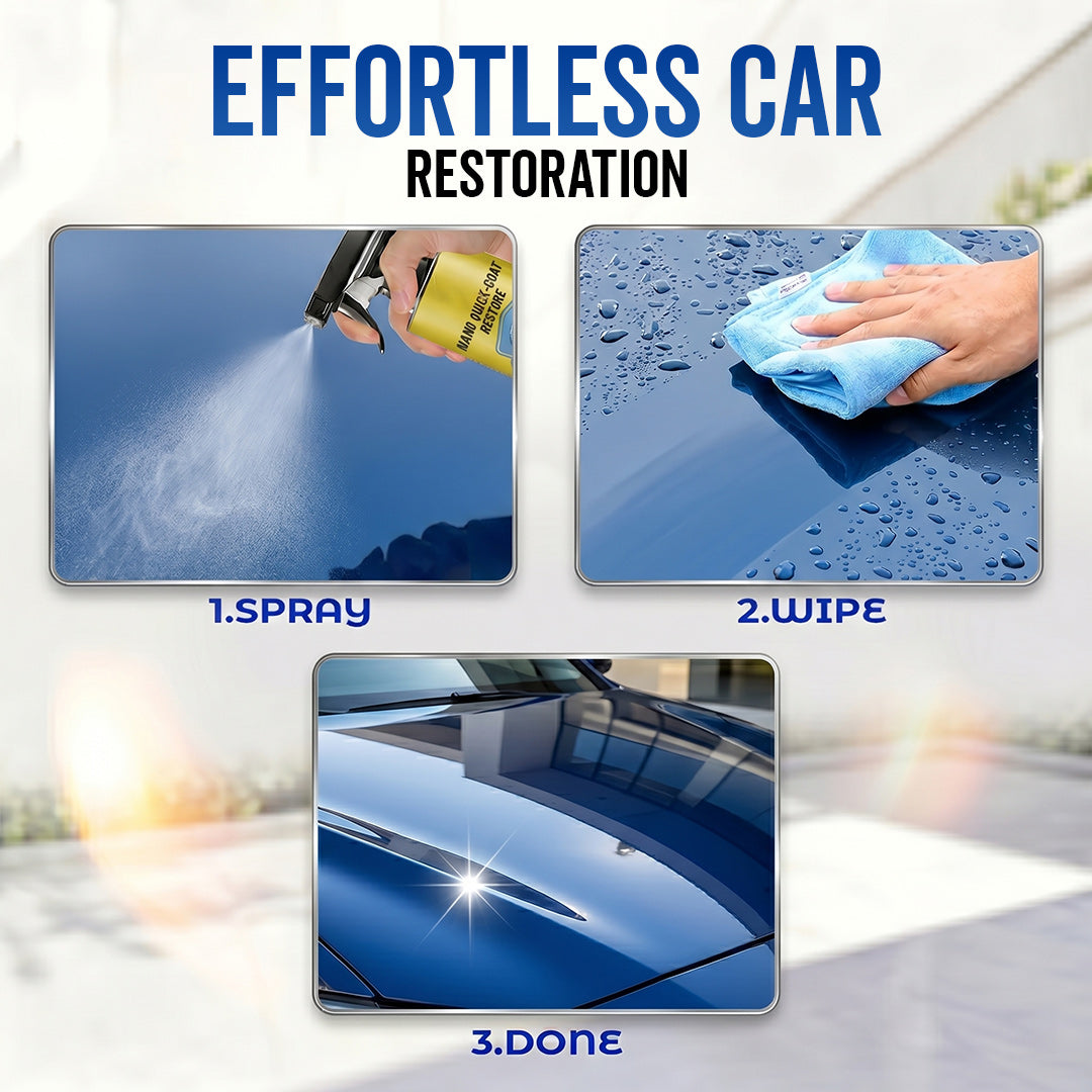 Quick Nano Coating Spray for Cars: Get a Waterless Wash & Showroom Glow in 5 Mins