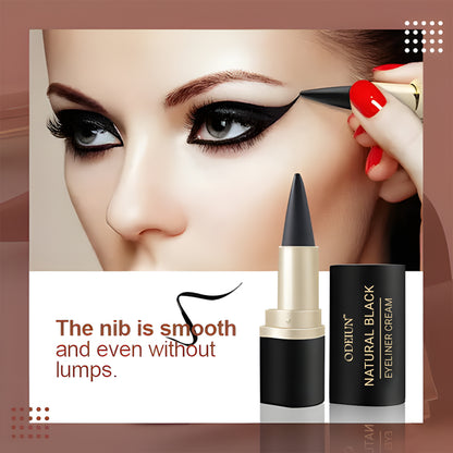 Odeiun™ Natural Black Eyeliner Cream – Smudge-Proof, Waterproof & Long-Lasting for Bold, Defined Eyes