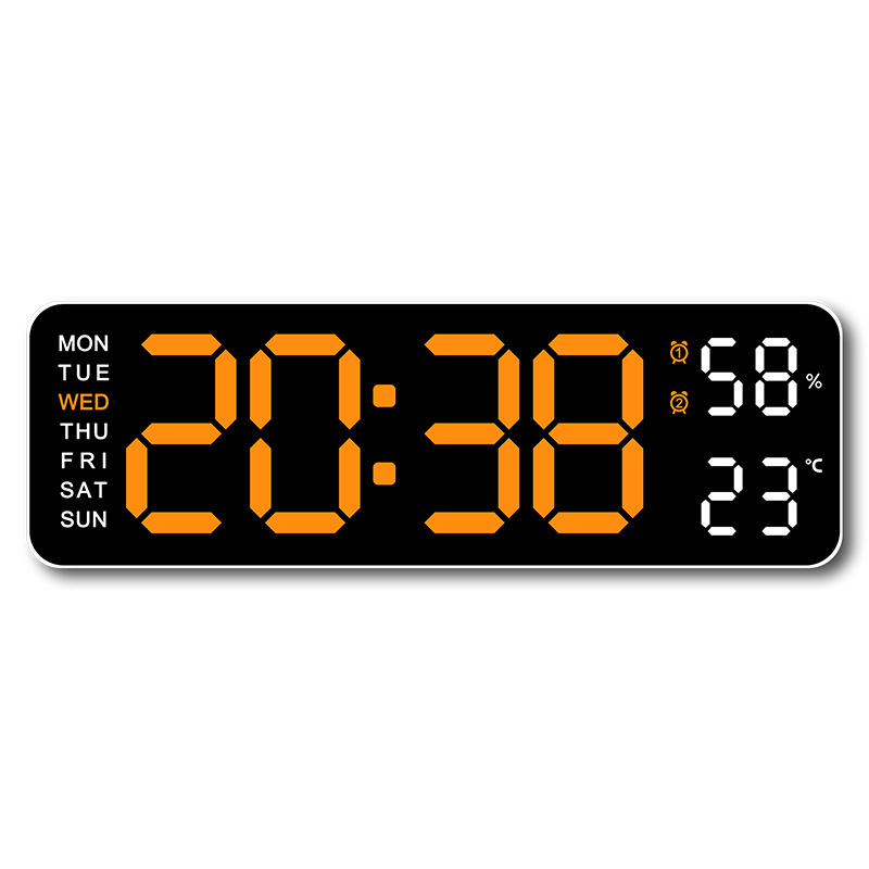 Decorative Multifunctional LED Digital Wall Clock
