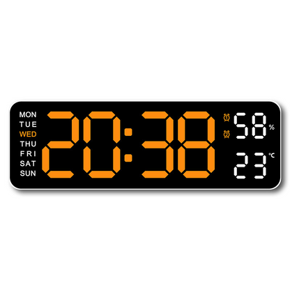 Decorative Multifunctional LED Digital Wall Clock