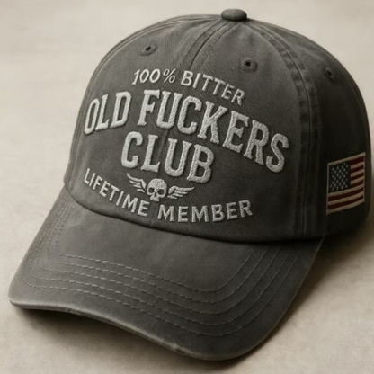 🎄Last Day 50% OFF 🧢Old Fuckers Club-Vintage Baseball Cap🎁