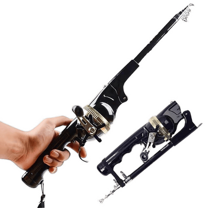 Odeiun™ Foldable Fishing Rod with Integrated Reel