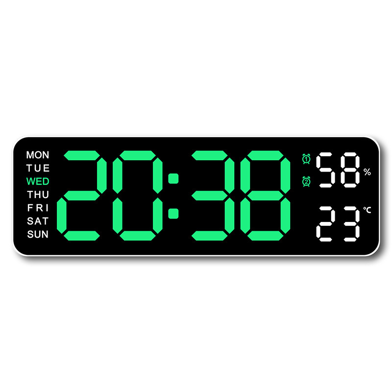 Decorative Multifunctional LED Digital Wall Clock