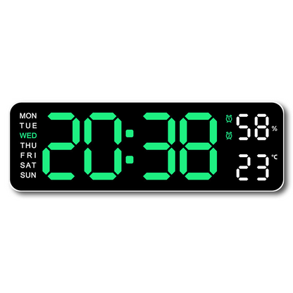 Decorative Multifunctional LED Digital Wall Clock