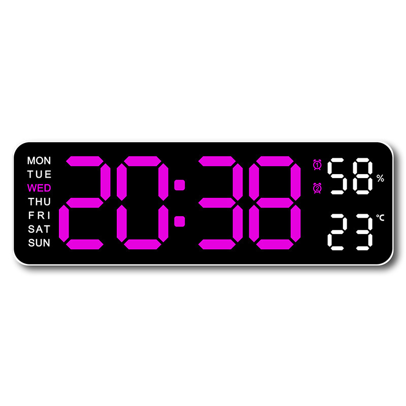Decorative Multifunctional LED Digital Wall Clock