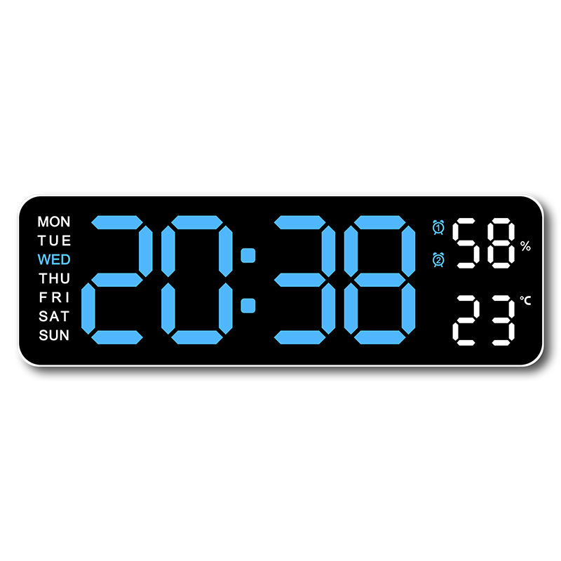 Decorative Multifunctional LED Digital Wall Clock