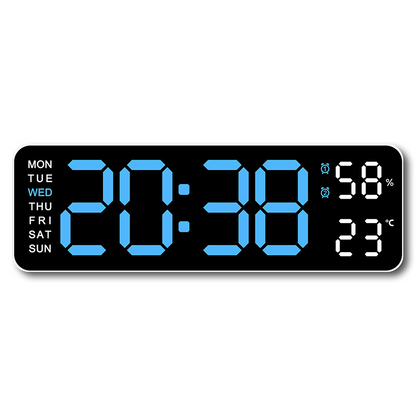 Decorative Multifunctional LED Digital Wall Clock