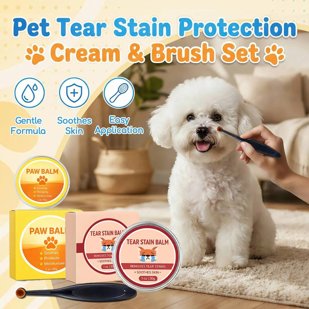 Pet Tear Stain Removal & Protection Balm Set