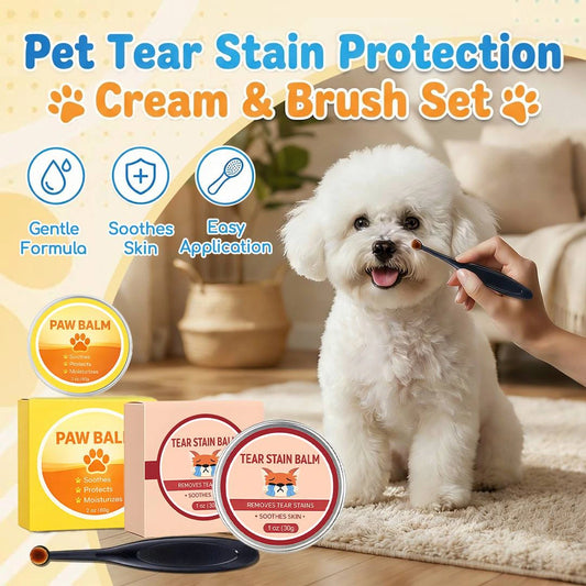 Pet Tear Stain Removal & Protection Balm Set