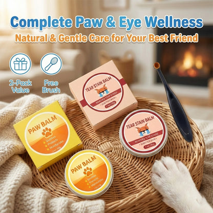 Pet Tear Stain Protection Cream & Brush Set
