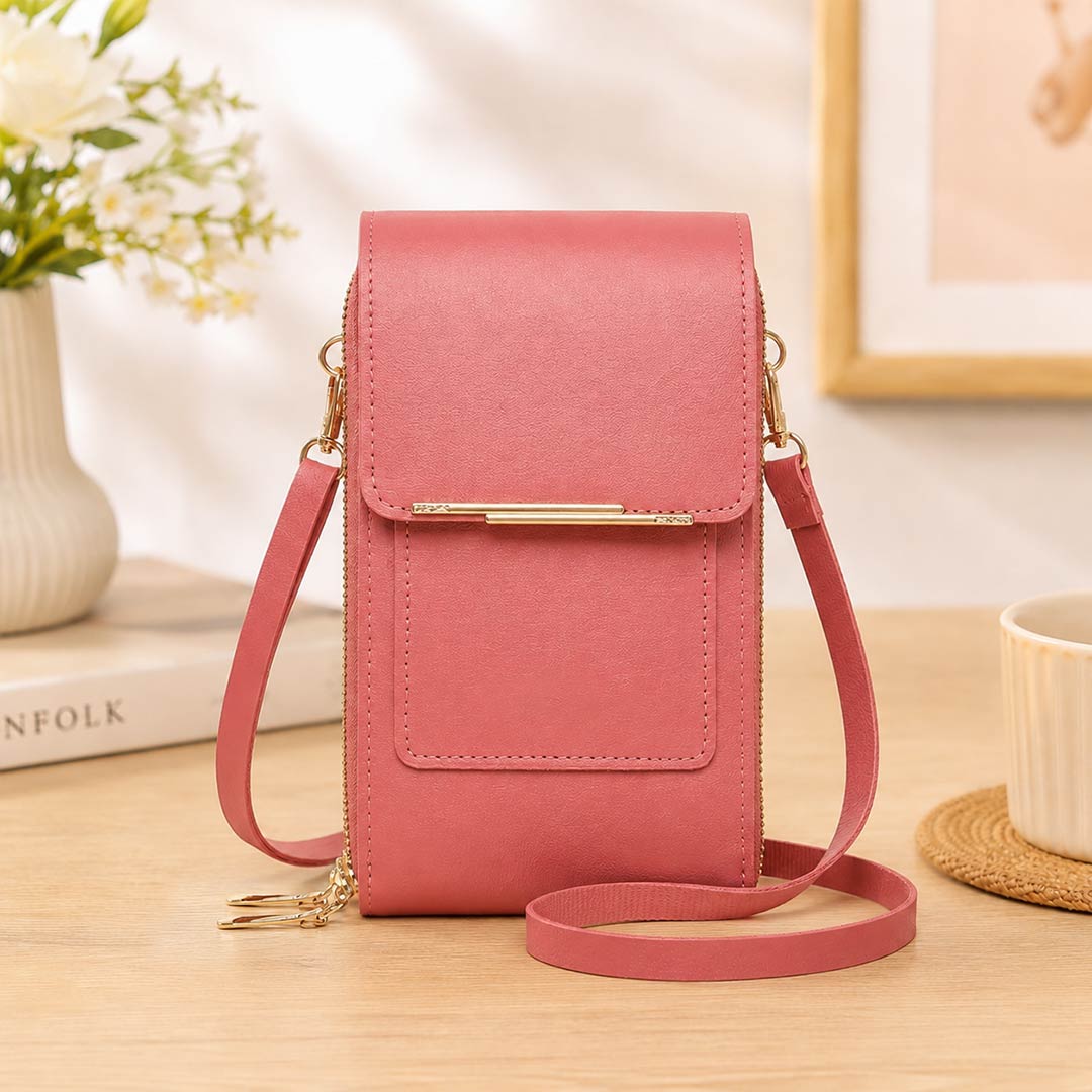 Touch-Thru Crossbody Phone Wallet