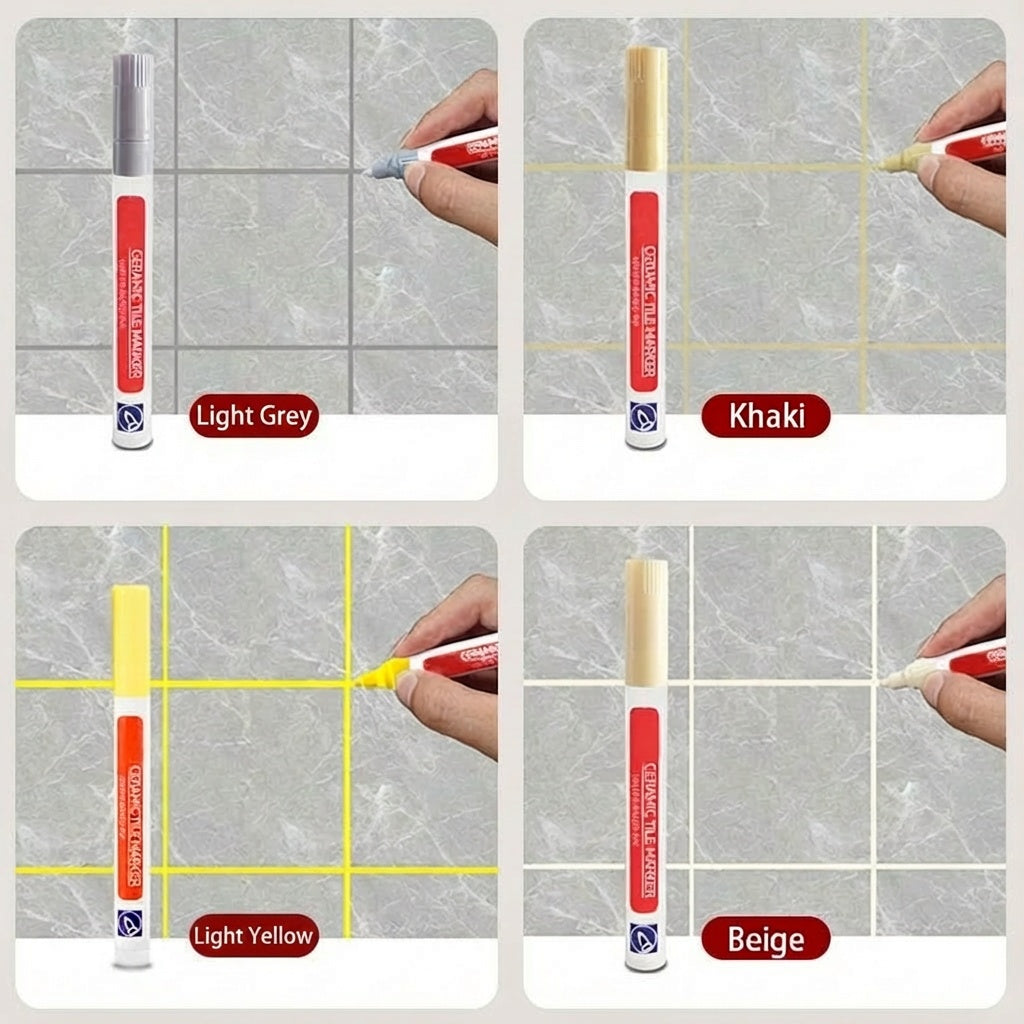 ⏳Time-Limited Special ! Anti-Mould & Waterproof Joint Pen for Ceramic Tiles