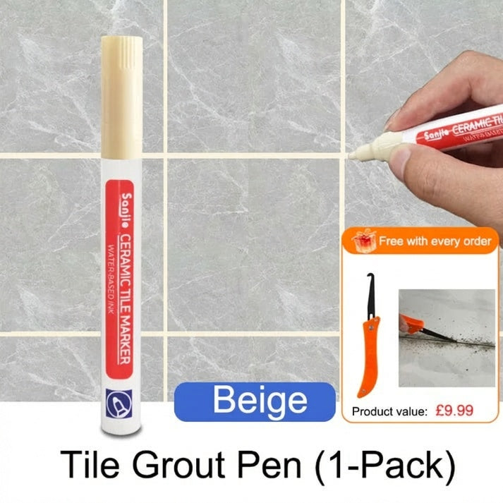 ⏳Time-Limited Special ! Anti-Mould & Waterproof Joint Pen for Ceramic Tiles
