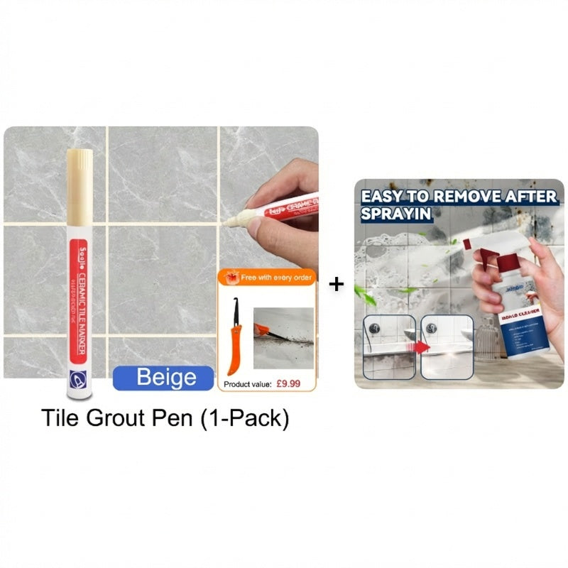 ⏳Time-Limited Special ! Anti-Mould & Waterproof Joint Pen for Ceramic Tiles
