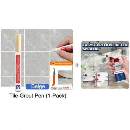 ⏳Time-Limited Special ! Anti-Mould & Waterproof Joint Pen for Ceramic Tiles