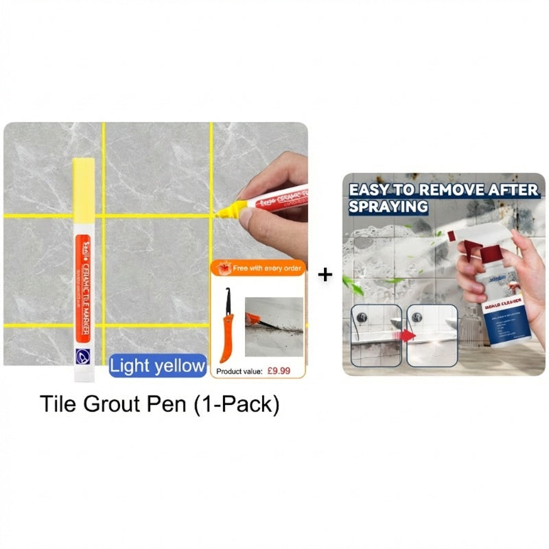 ⏳Time-Limited Special ! Anti-Mould & Waterproof Joint Pen for Ceramic Tiles