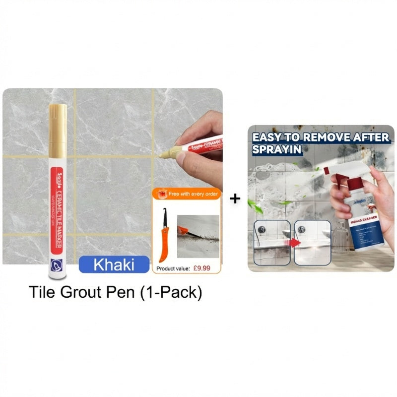 ⏳Time-Limited Special ! Anti-Mould & Waterproof Joint Pen for Ceramic Tiles