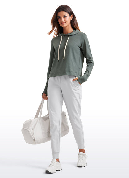 Lightweight Pullover Hoodies with Thumb Holes