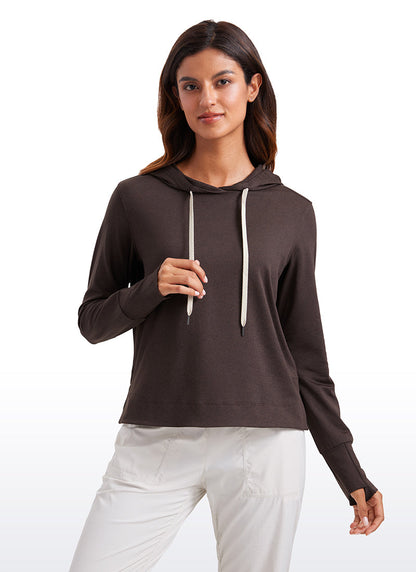 Lightweight Pullover Hoodies with Thumb Holes