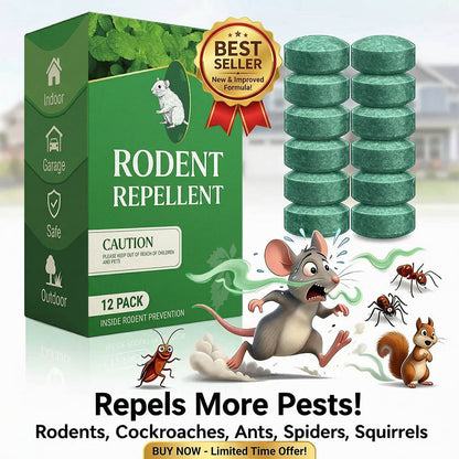 🚫🐀 12-Pack Popular Natural Rodent Repellent Balls