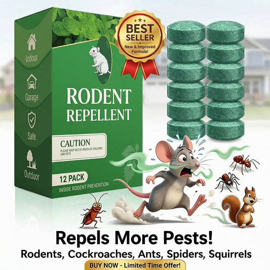 🚫🐀 12-Pack Popular Natural Rodent Repellent Balls