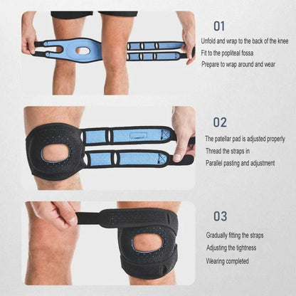 Seurico™ Adjustable Sports Knee Pads with Breathable Mesh – Design for Sports & Fitness