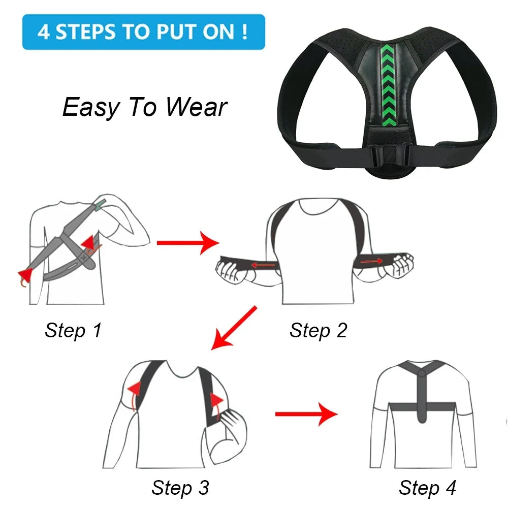 Seurico™ Premium Posture Corrector Belt – Straighten Your Spine & Relieve Pain Instantly