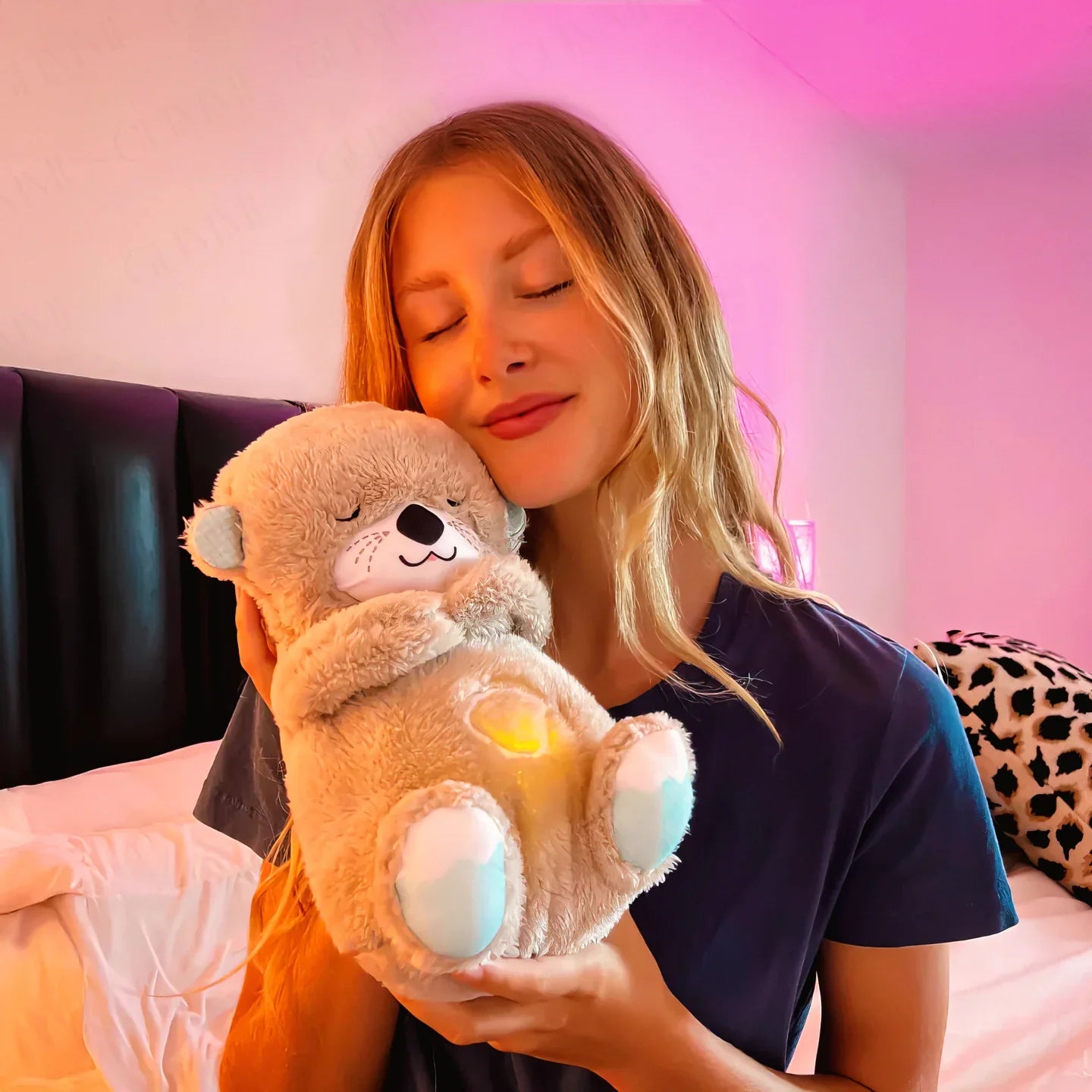 Breathing Otter Plush Toy – Soothing Plush Toy for Anxiety & Better Sleep