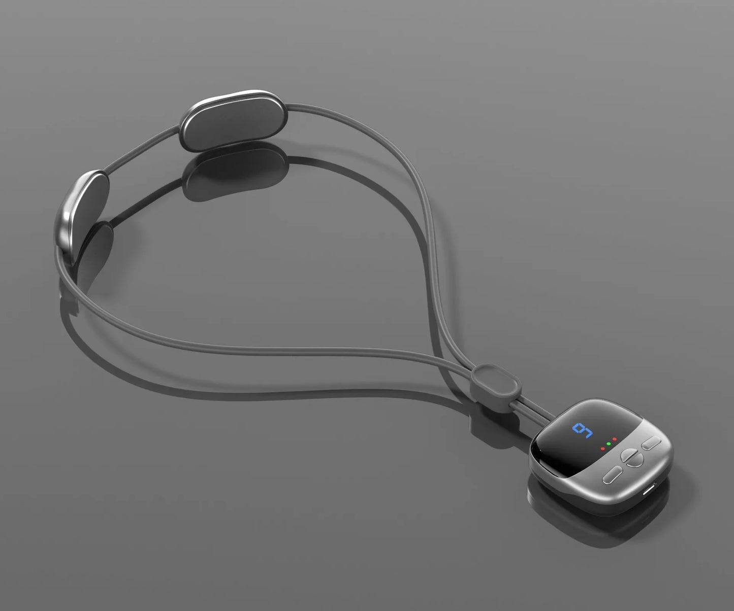 Negusy™ Mini Smart Hanging Neck Massager – Cervical Spine Relief with Heat & Portable Vibration Therapy