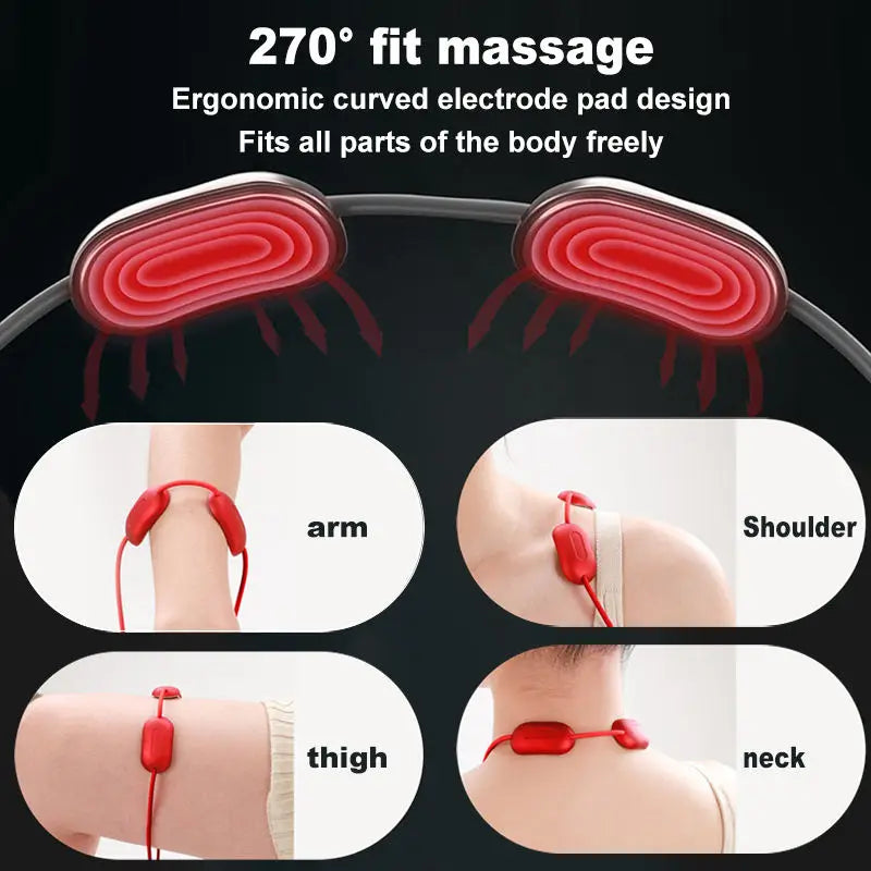 Negusy™ Mini Smart Hanging Neck Massager – Cervical Spine Relief with Heat & Portable Vibration Therapy