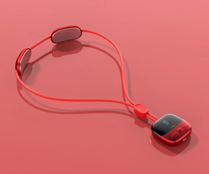 Negusy™ Mini Smart Hanging Neck Massager – Cervical Spine Relief with Heat & Portable Vibration Therapy