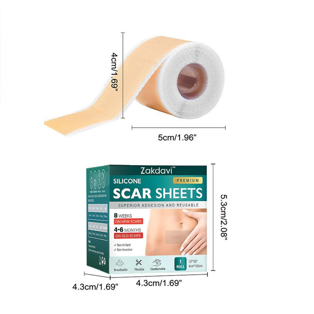 Zakdavi™ SmoothSkin Silicone Scar Sheets