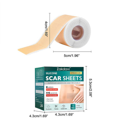 Zakdavi™ SmoothSkin Silicone Scar Sheets