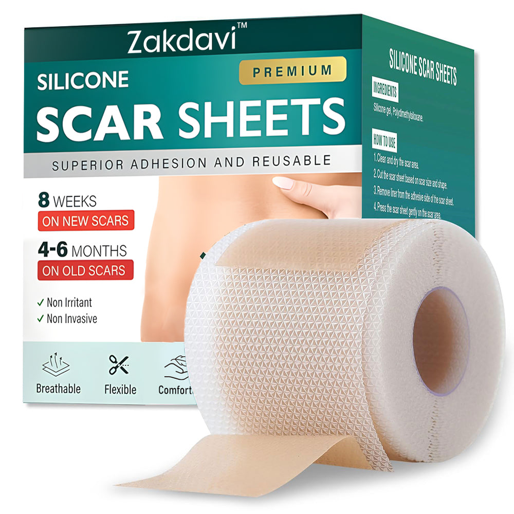 Zakdavi™ SmoothSkin Silicone Scar Sheets