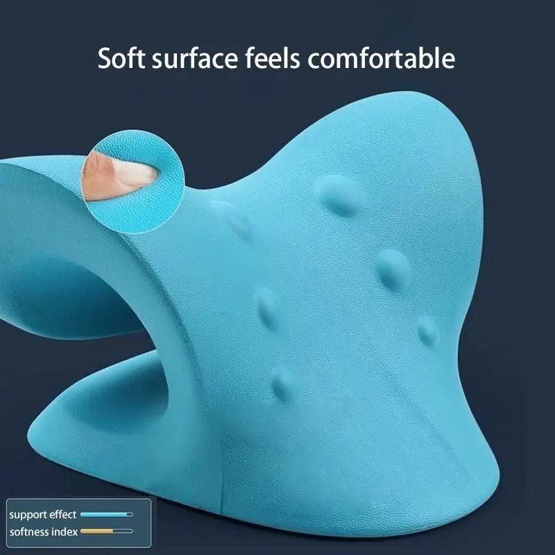 Negusy™ Neck and Shoulder Relaxer – Cervical Traction Device for TMJ Pain Relief, Spine Alignment & Chiropractic Support