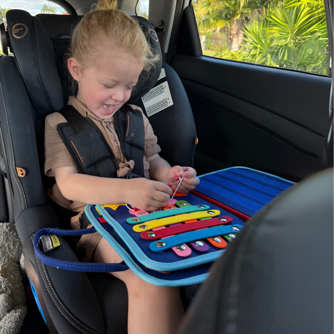 Montessori Busy Board – Screen-Free Learning for Toddlers