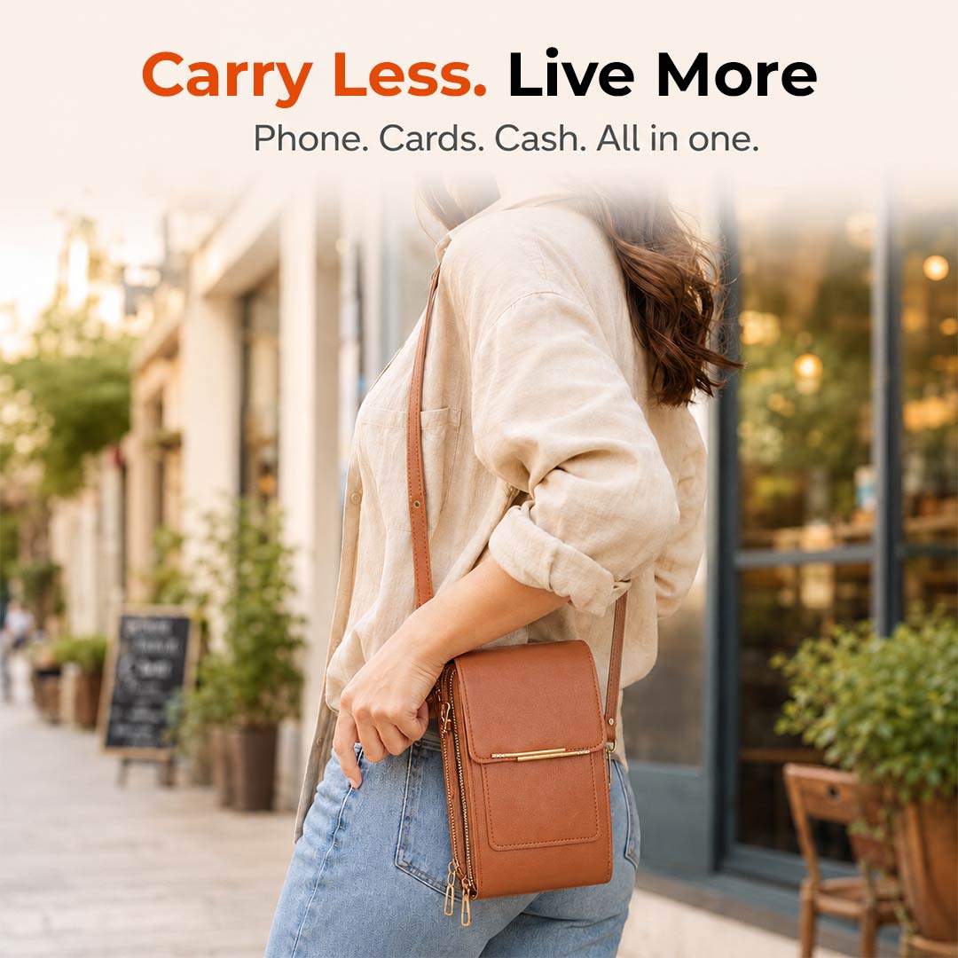 Touch-Thru Crossbody Phone Wallet