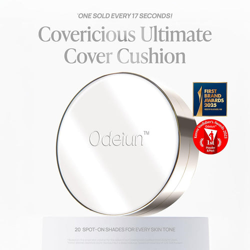 ODEIUN™ 3D Sculpt-Cover Cushion | 24H High-Performance HD Foundation