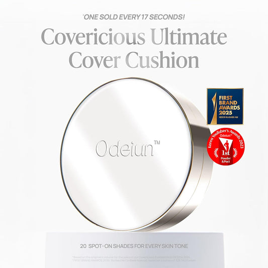 ODEIUN™ 3D Sculpt-Cover Cushion | 24H High-Performance HD Foundation