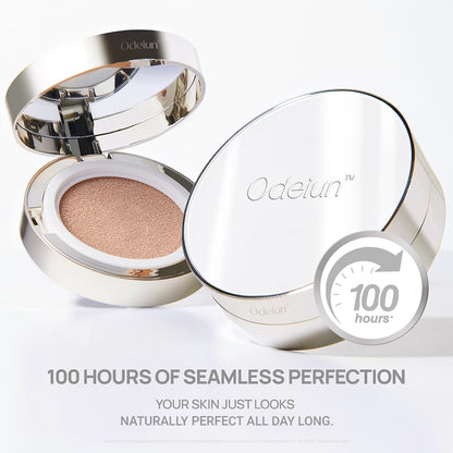 ODEIUN™ 3D Sculpt-Cover Cushion | 24H High-Performance HD Foundation