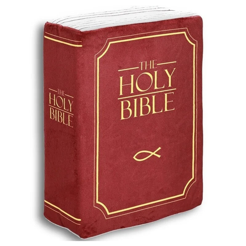 Heavenly Hugs: Holy Bible Plush Pillow – Faith, Comfort, and Elegance in Every Embrace