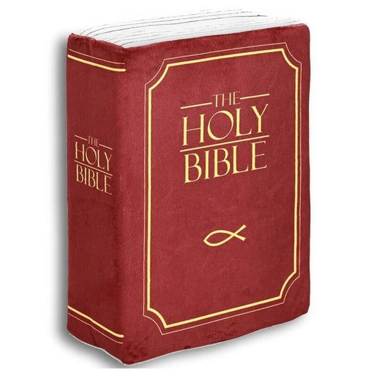 Heavenly Hugs: Holy Bible Plush Pillow – Faith, Comfort, and Elegance in Every Embrace